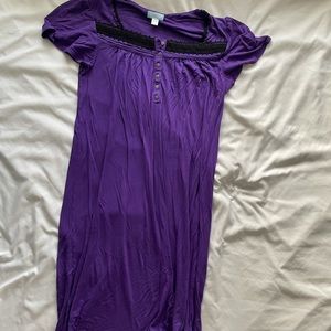 Ladies Medium Purple Gown